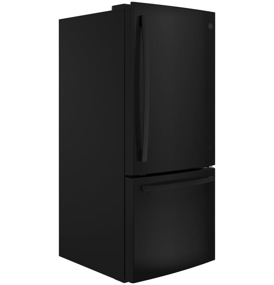 Ge Appliances GDE21EGKBB Ge® Energy Star® 21.0 Cu. Ft. Bottom-Freezer Refrigerator