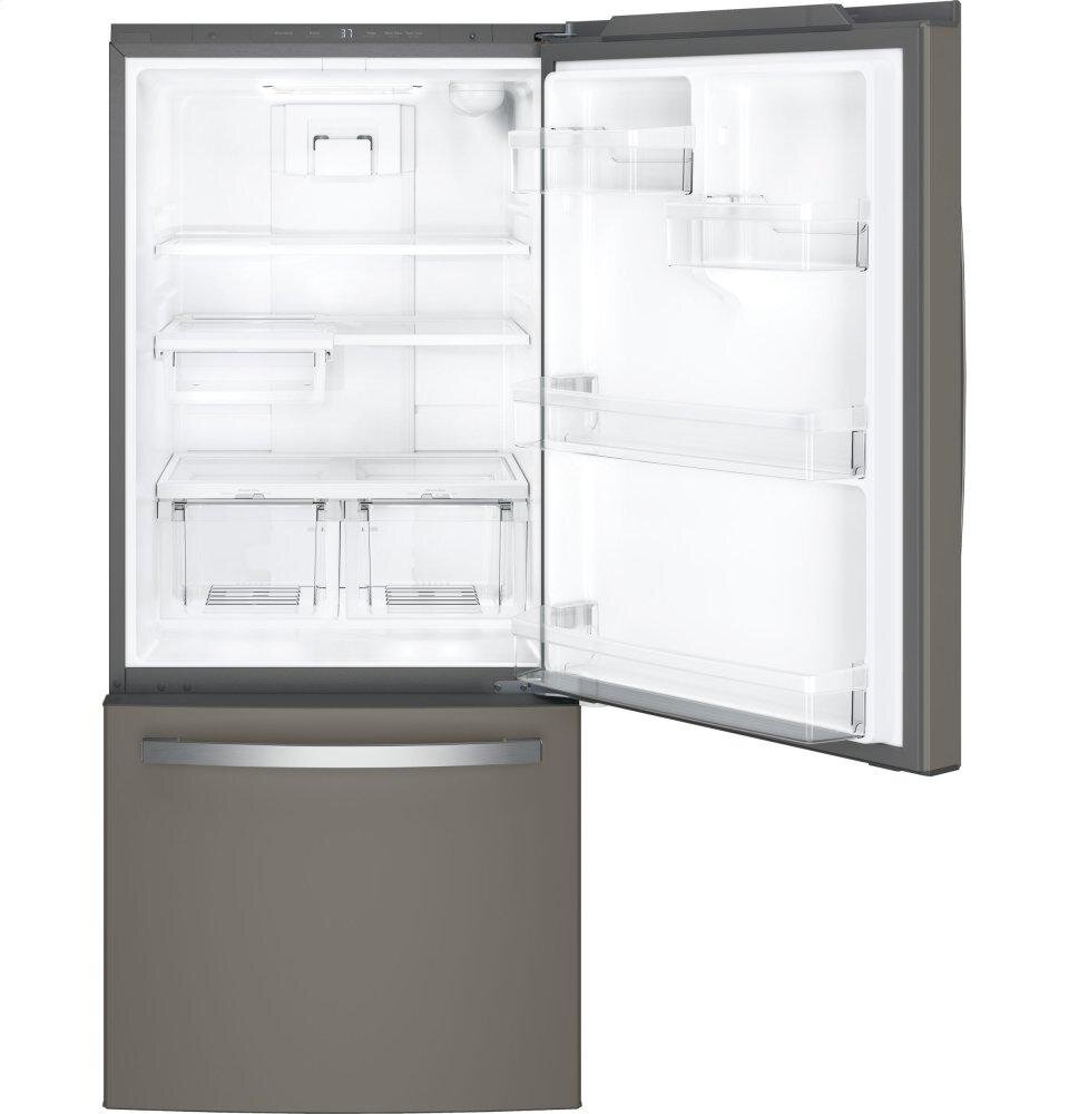 Ge Appliances GDE21EMKES Ge® Energy Star® 21.0 Cu. Ft. Bottom-Freezer Refrigerator