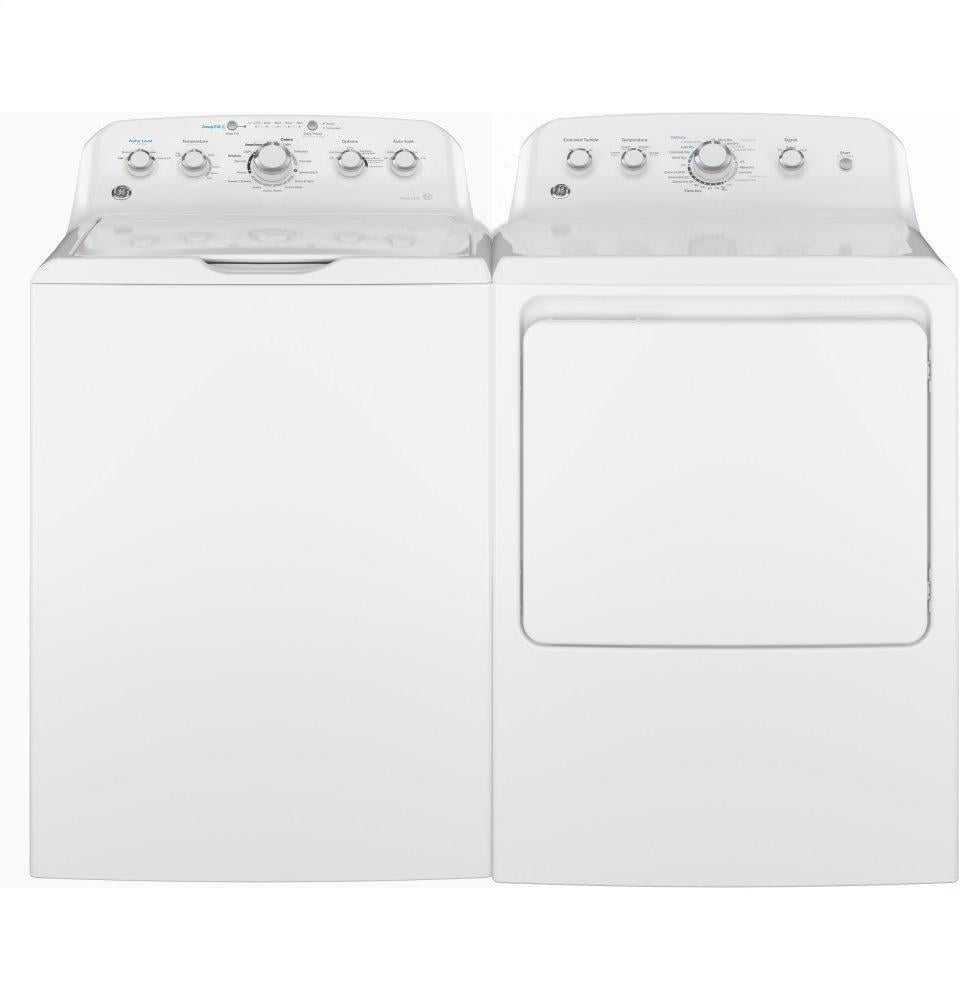 Ge Appliances GTD42GASJWW Ge® 7.2 Cu. Ft. Capacity Aluminized Alloy Drum Gas Dryer