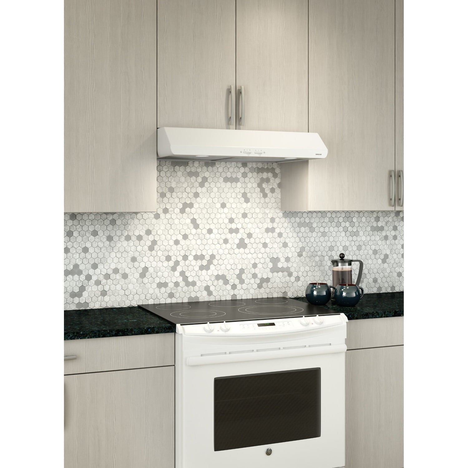 Broan BKSH130WW Broan® 30-Inch Convertible Under-Cabinet Range Hood, 250 Cfm, White