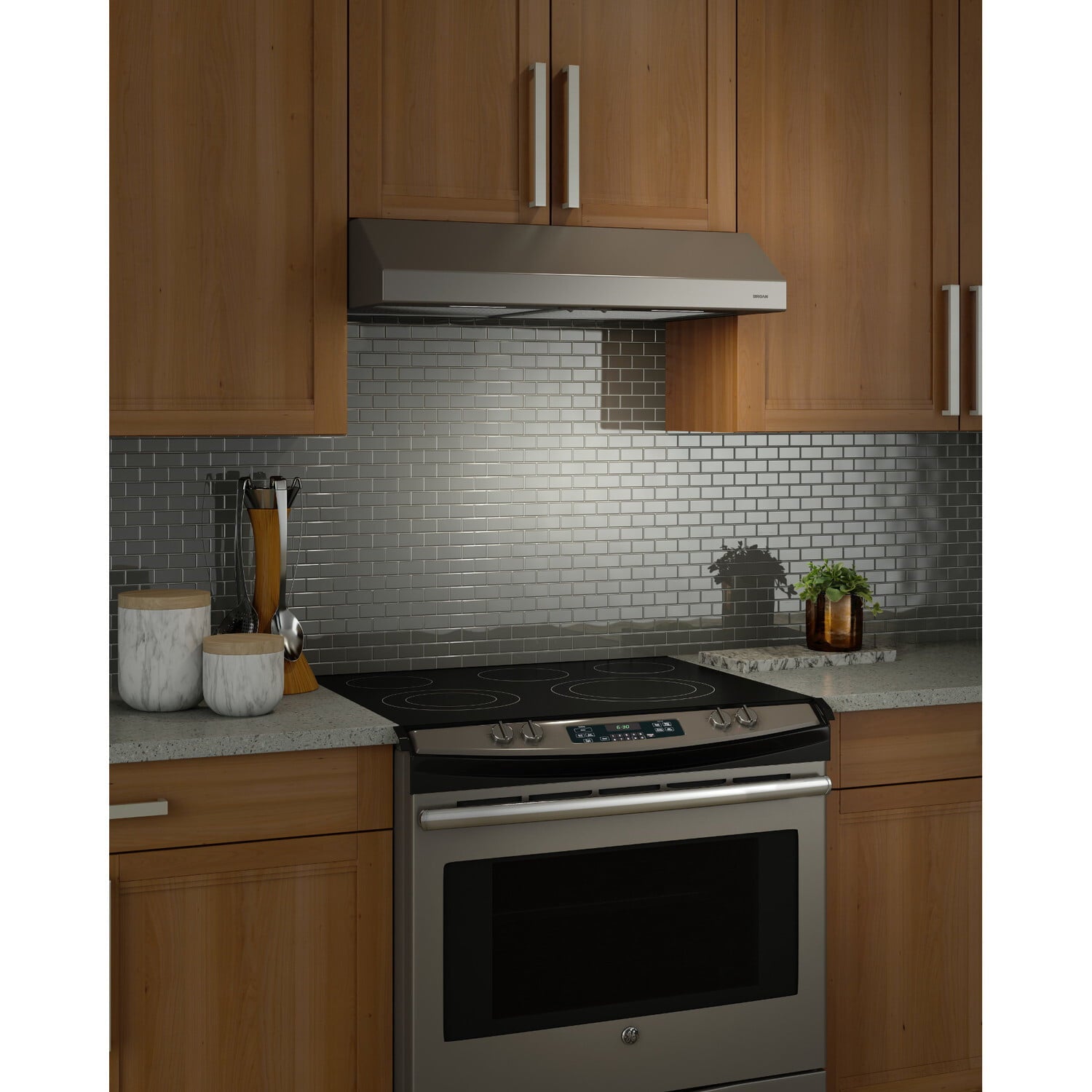 Broan BCSEK130SL Broan® 30-Inch Convertible Under-Cabinet Range Hood, 250 Cfm, Slate