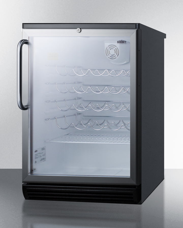 Summit SWC6GBLBITB 24" Wide Built-In Wine Cellar