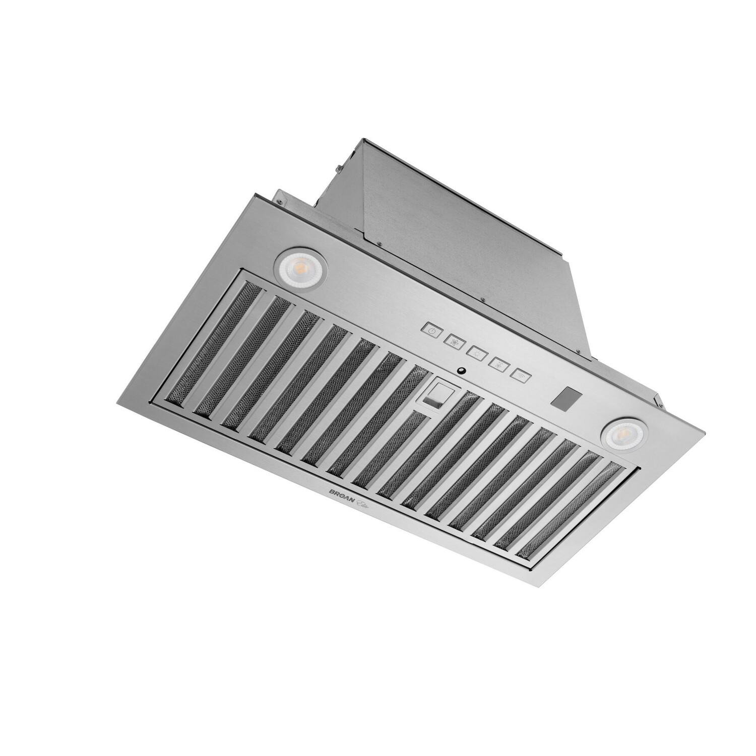 Broan PM600SSV Broan Elite® 21-Inch Custom Range Hood Power Pack Insert, W/ Smartsense® Auto Operation & Voice Control, Stainless Steel