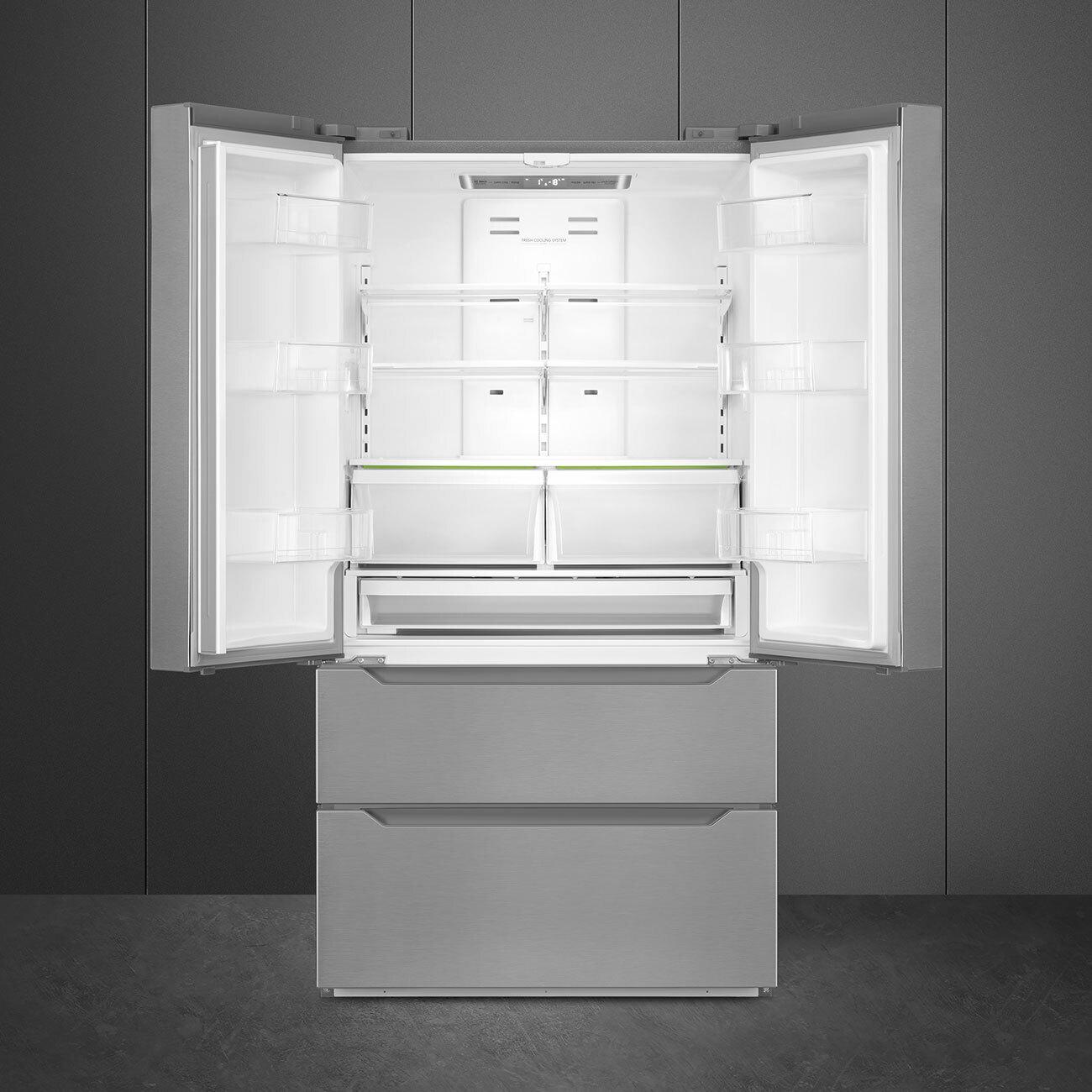 Smeg FQ55UFX Refrigerator Stainless Steel Fq55Ufx