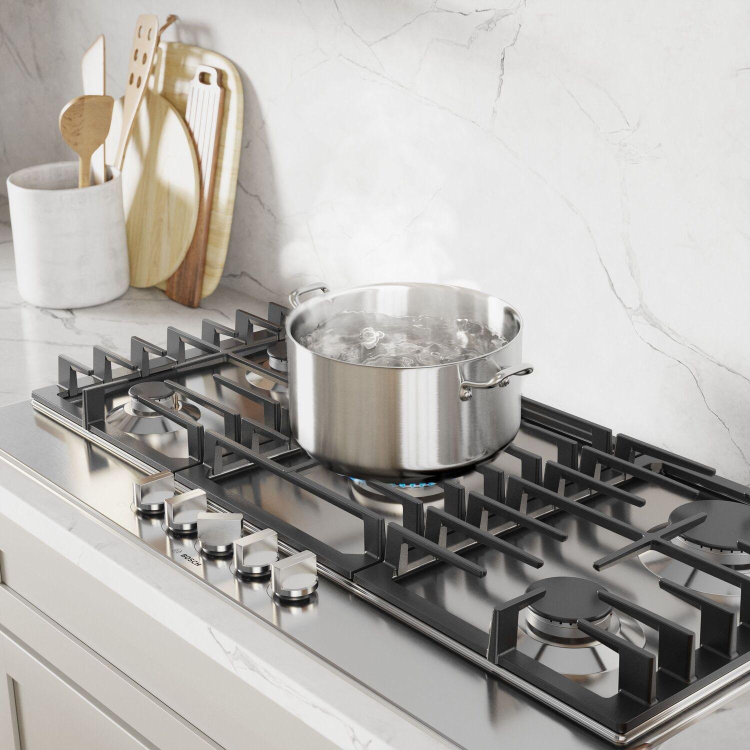 Bosch NGM3650UC 300 Series Gas Cooktop Stainless Steel