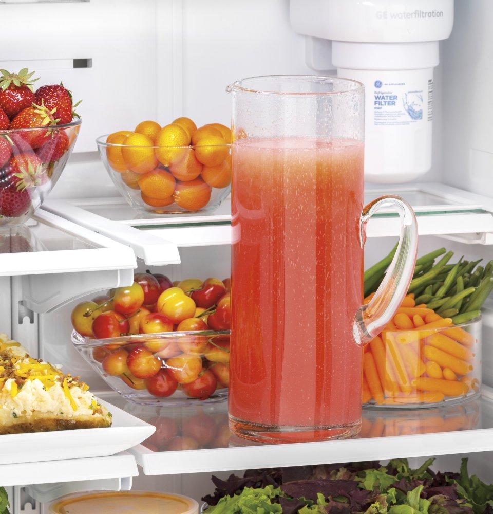 Ge Appliances GYE18JMLES Ge® Energy Star® 17.5 Cu. Ft. Counter-Depth French-Door Refrigerator