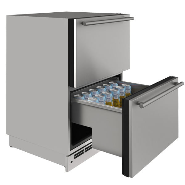 U-Line UODR124SS61A 24" Outdoor Refrigerator Drawers With Stainless Solid Finish (115 V/60 Hz Volts /60 Hz Hz)