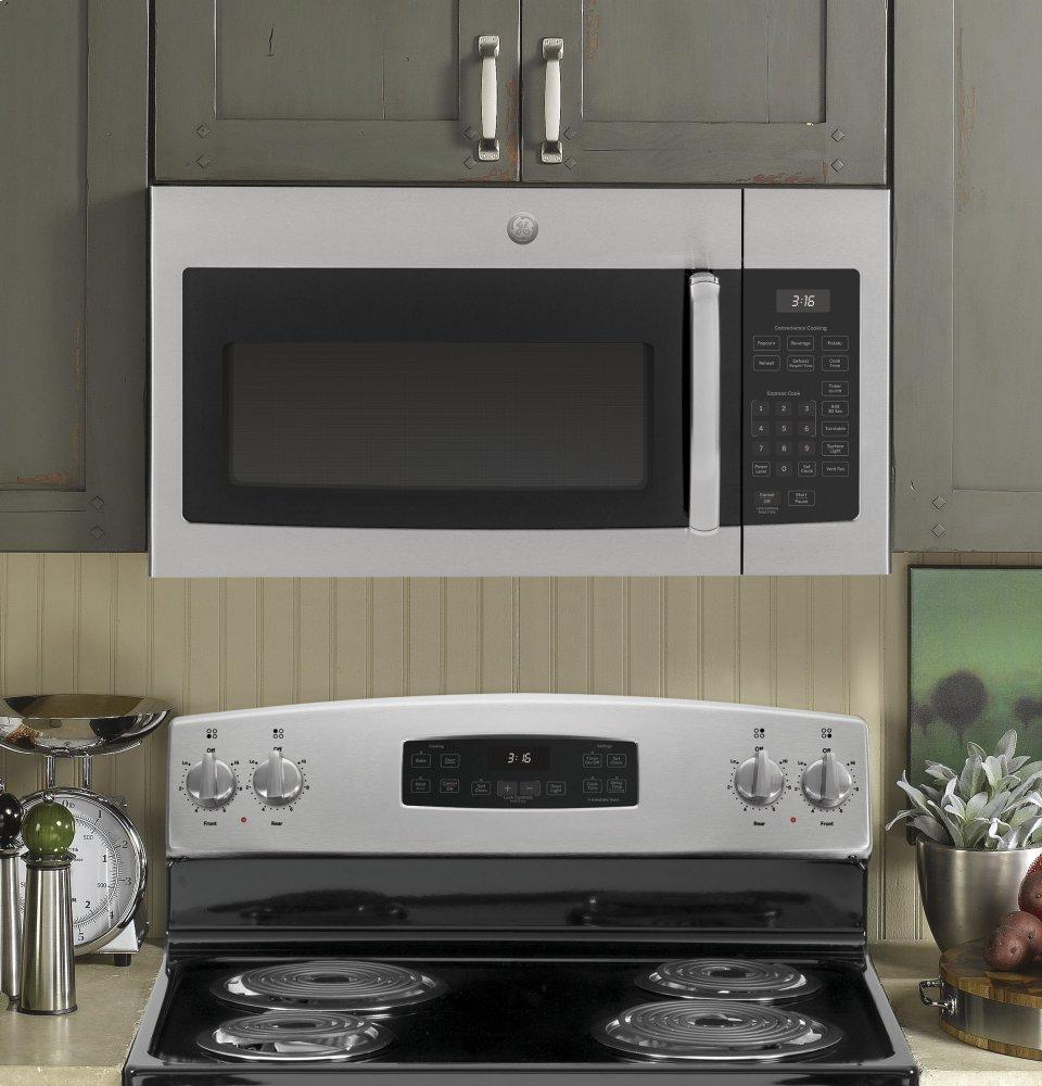 Ge Appliances JVM3160RFSS Ge® 1.6 Cu. Ft. Over-The-Range Microwave Oven