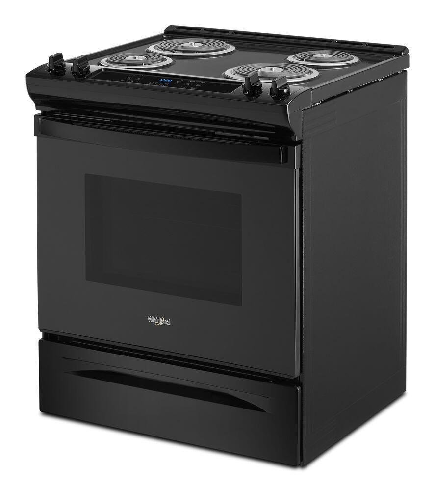 Whirlpool WEC310S0LB 4.8 Cu. Ft. Whirlpool® Electric Range With Frozen Bake™ Technology