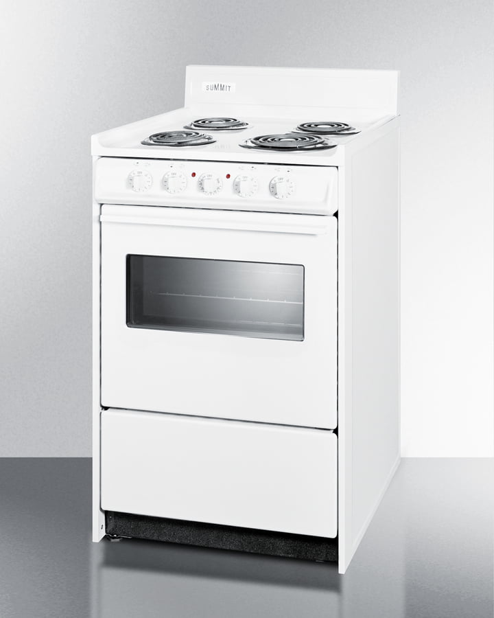 Summit WEM110W 20" Wide Electric Coil Top Range
