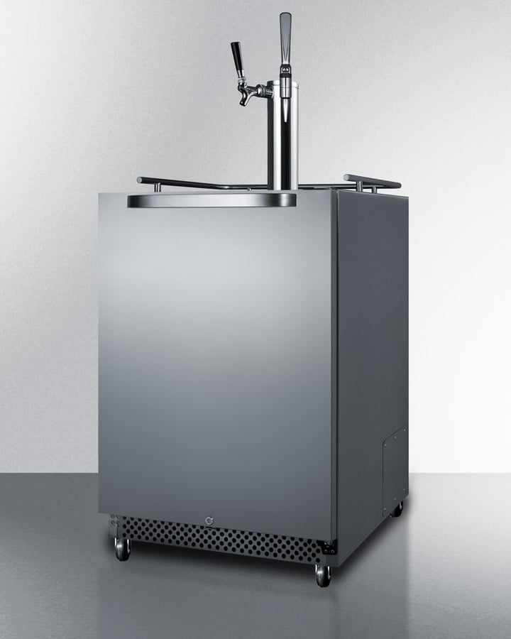 Summit SBC695OSCMTWIN 24" Wide Built-In Outdoor Coffee Kegerator