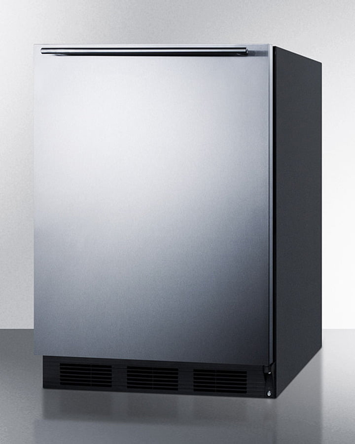 Summit CT663BKBISSHHADA 24" Wide Built-In Refrigerator-Freezer, Ada Compliant