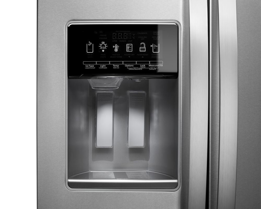 Whirlpool WRS973CIHZ 36-Inch Wide Side-By-Side Counter Depth Refrigerator - 23 Cu. Ft.