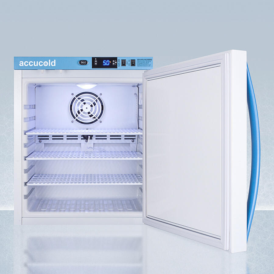 Summit ARS1PVDL2B Performance Series Pharma-Vac 1 Cu.Ft. Compact All-Refrigerator For Vaccine Storage With Factory-Installed Data Logger, Antimicrobial Silver-Ion Handle, And Hospital Grade Cord With 'Green Dot' Plug