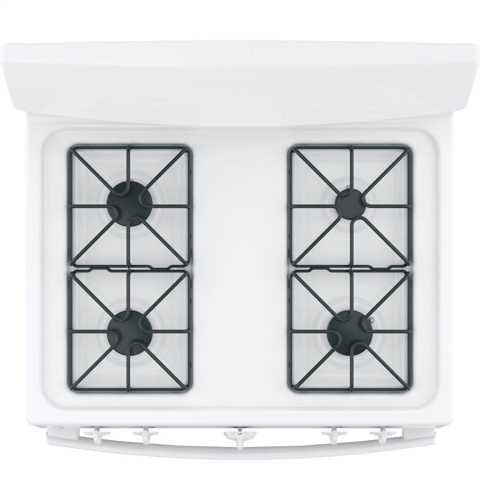 Ge Appliances JGBS10DEMWW Ge® 30" Free-Standing Front Control Gas Range