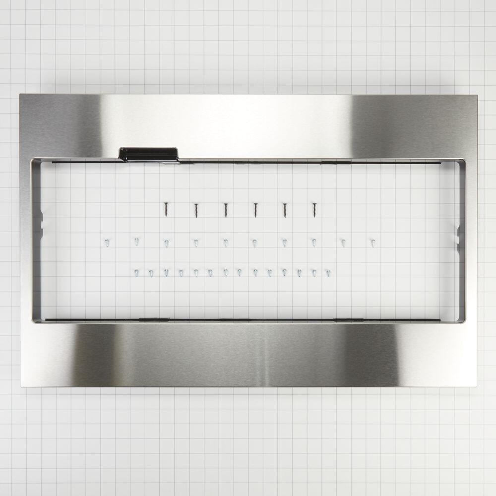 Maytag W11451313 Built-In Low Profile Microwave Standard Trim Kit With Pocket Handle, Stainless Steel