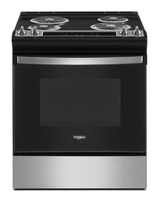 Whirlpool WEC310S0LS 4.8 Cu. Ft. Whirlpool® Electric Range With Frozen Bake™ Technology