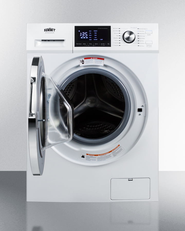 Summit SPWD2202W 24" Wide 115V Electric Washer/Dryer Combo