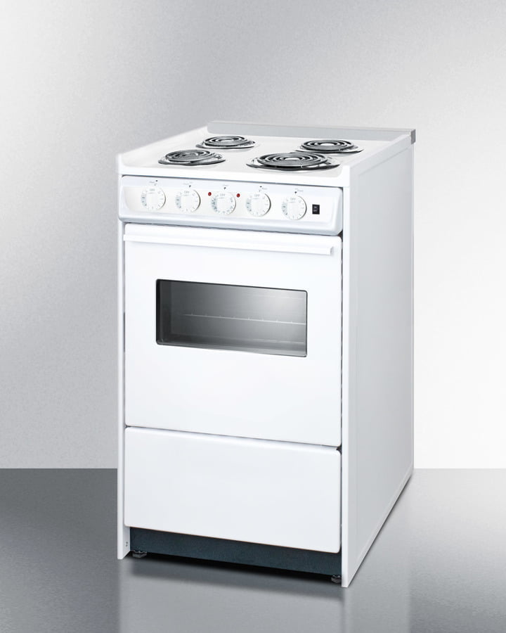 Summit WEM110RW 20" Wide Electric Coil Top Range