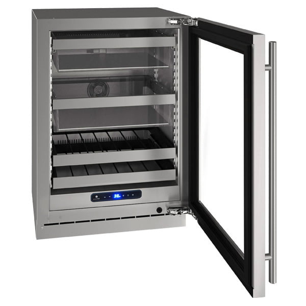 U-Line UHBV524SG41A Hbv524 24" Beverage Center With Stainless Frame Finish And Right-Hand Hinge Door Swing (115 V/60 Hz Volts /60 Hz Hz)