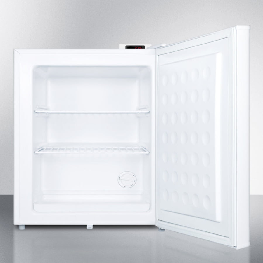 Summit FS30LVAC Countertop Vaccine Storage All-Freezer With Digital Thermostat, Temperature Alarm, Hospital Grade Cord, Self-Closing Door, And Front Lock