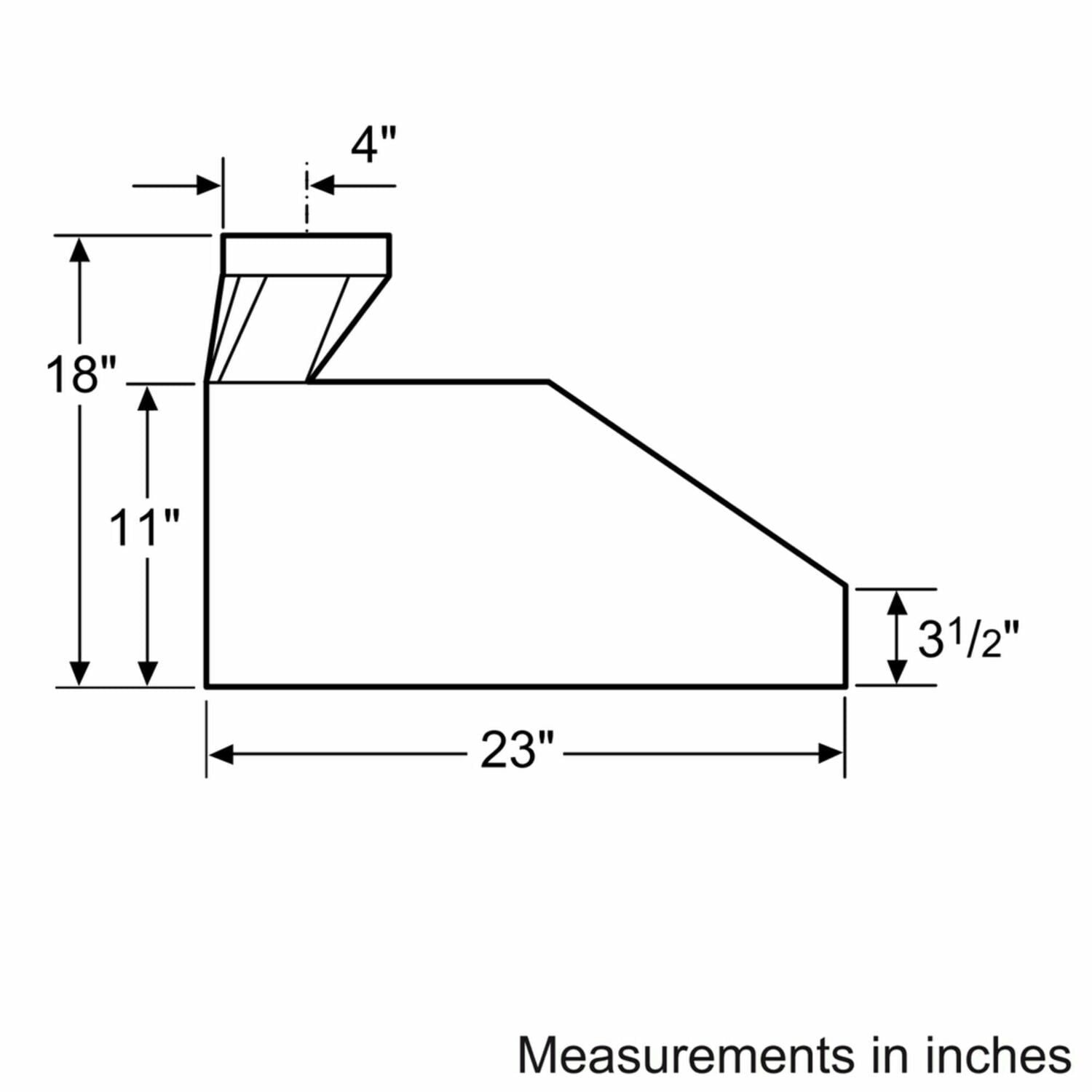 Bosch DPH36652UC 800 Series, 36" Under-Cabinet Wall Hood, 600 Cfm