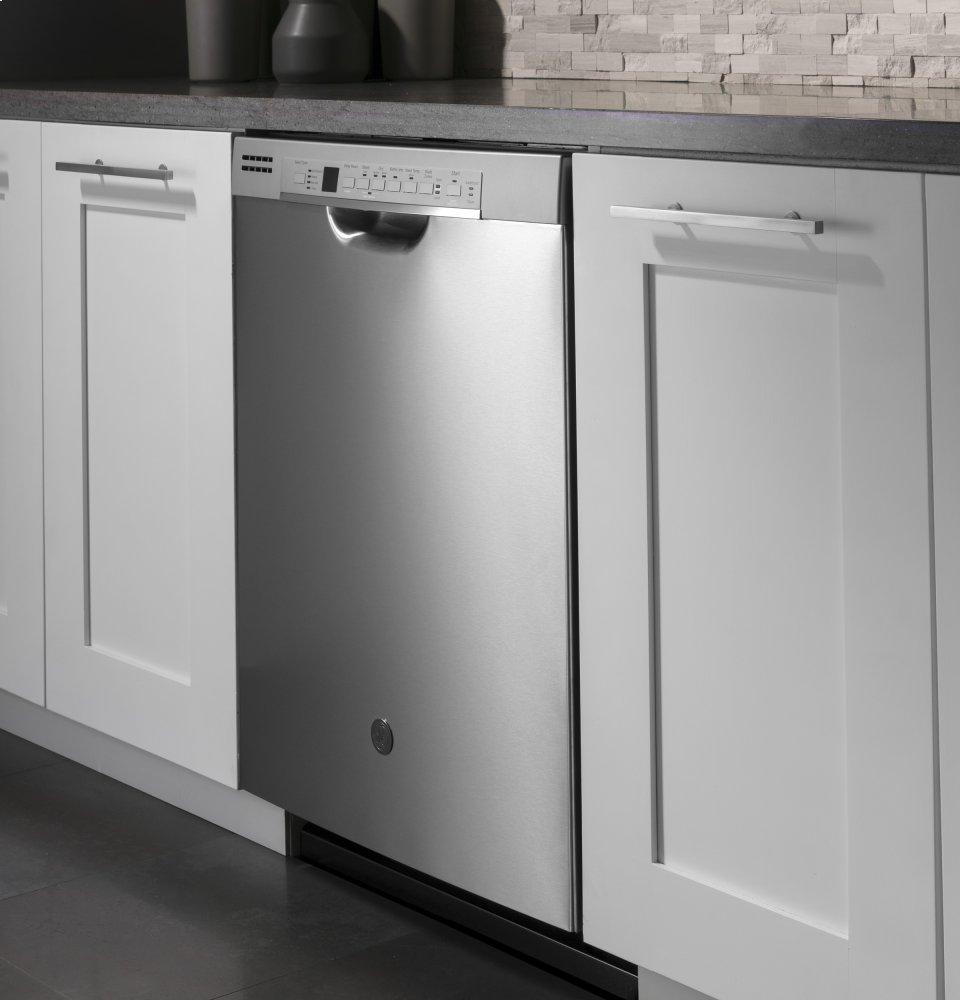 Ge Appliances GDF630PSMSS Ge® Front Control With Plastic Interior Dishwasher With Sanitize Cycle & Dry Boost
