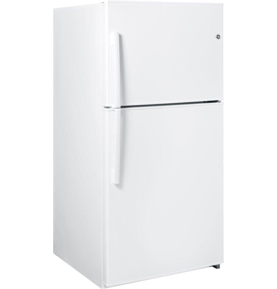 Ge Appliances GIE21GTHWW Ge® Energy Star® 21.1 Cu. Ft. Top-Freezer Refrigerator
