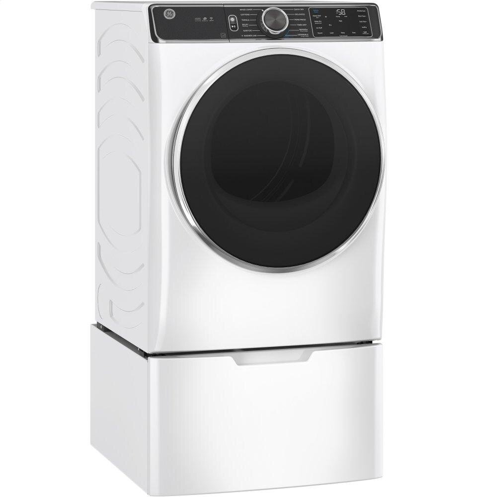 Ge Appliances GFD85GSSNWW Ge® 7.8 Cu. Ft. Capacity Smart Front Load Gas Dryer With Steam And Sanitize Cycle