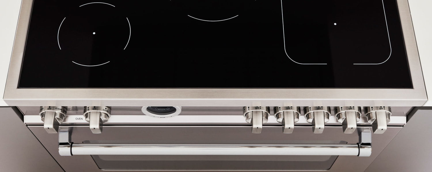 Bertazzoni MAST365INMXE 36 Inch Induction Range, 5 Heating Zones, Electric Oven Stainless Steel