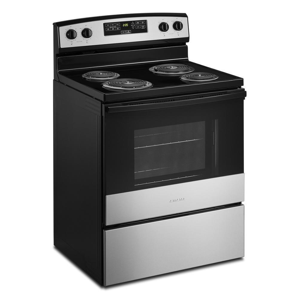 Amana ACR4303MMS 30-Inch Amana® Electric Range With Bake Assist Temps