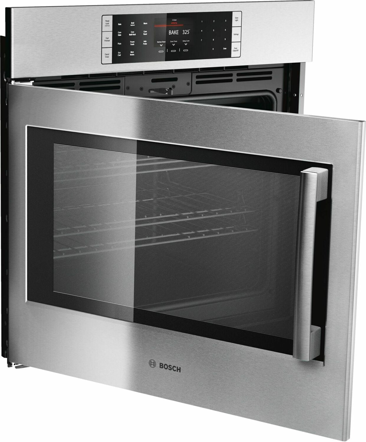 Bosch HBLP451LUC Benchmark Series, 30", Single Wall Oven, Ss, Eu Conv., Tft Touch Control, Left Swing