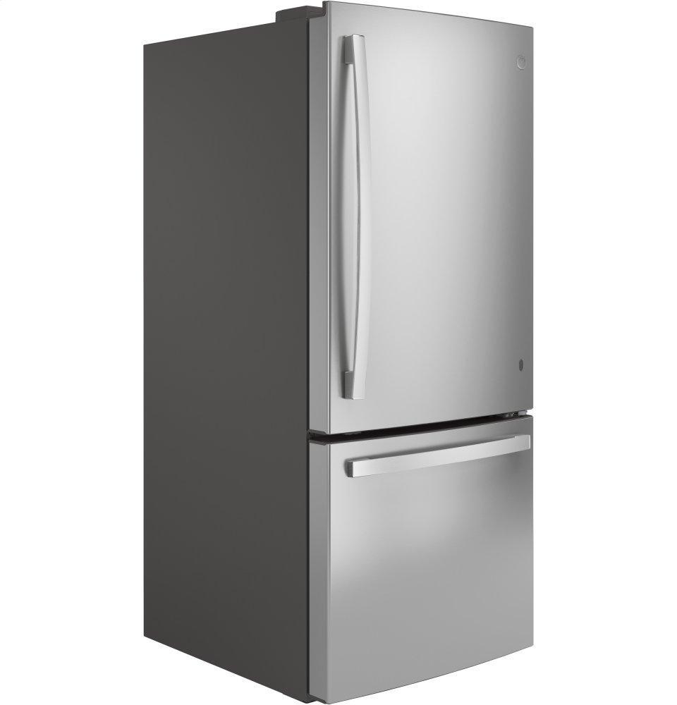 Ge Appliances GDE21EYKFS Ge® Energy Star® 21.0 Cu. Ft. Bottom-Freezer Refrigerator