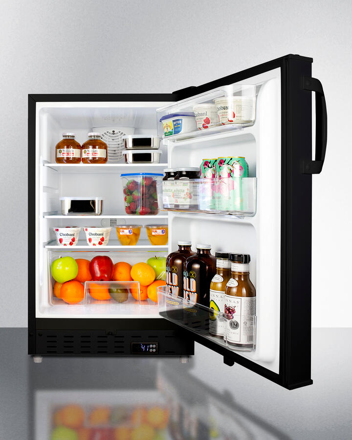 Summit ALR47B 20" Wide Built-In All-Refrigerator, Ada Compliant