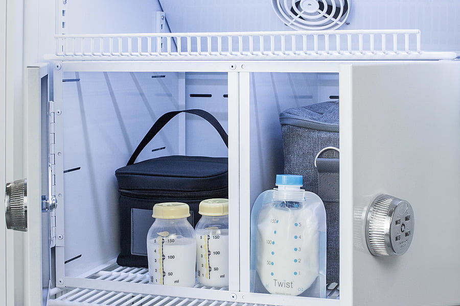 Summit MLRS6MCLK 6 Cu.Ft. Momcube Breast Milk Refrigerator, Ada Height