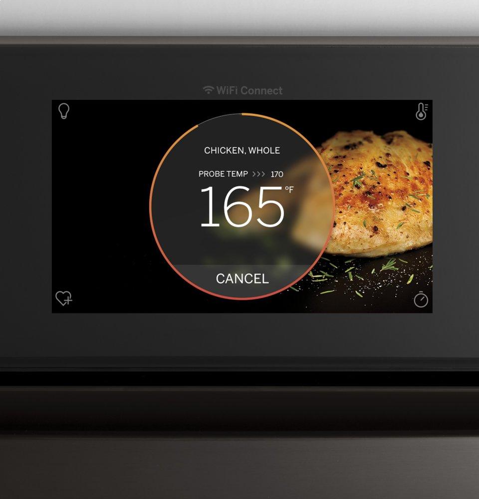 Ge Appliances PTS9000BNTS Ge Profile™ 30" Smart Built-In Convection Single Wall Oven With In-Oven Camera And No Preheat Air Fry