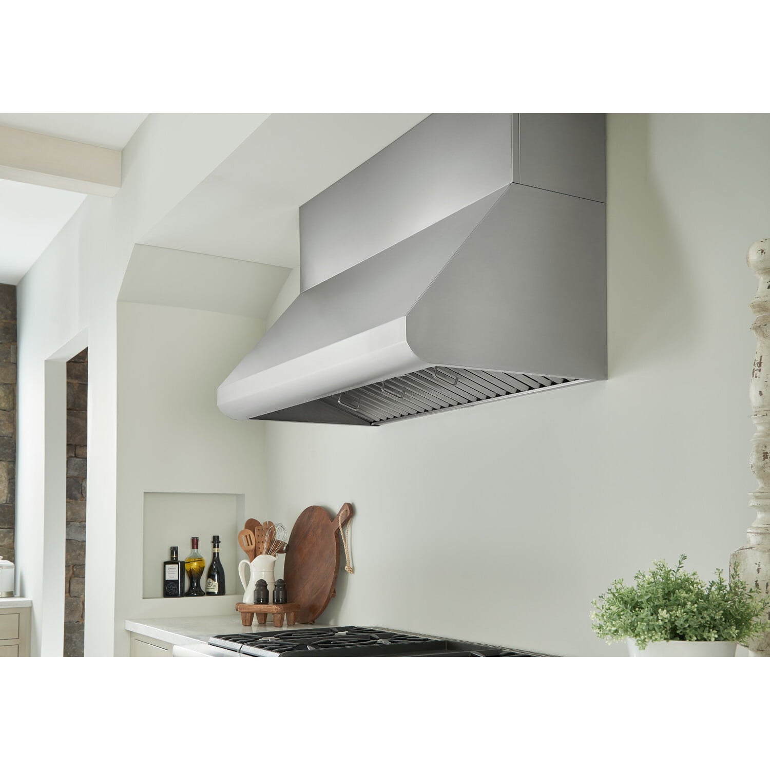 Broan E6048TSS Broan® 48-Inch Convertible Wall-Mount Canopy Range Hood W/ Heat Sentry , 1200 Cfm, Stainless Steel