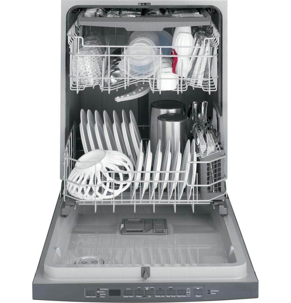 Ge Appliances GDT630PMMES Ge® Top Control With Plastic Interior Dishwasher With Sanitize Cycle & Dry Boost