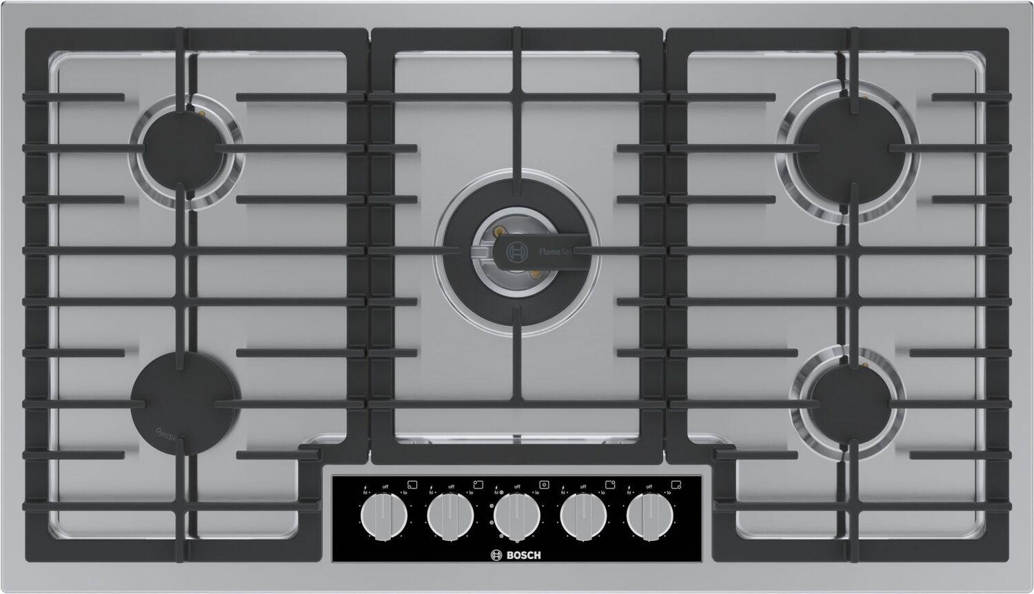 Bosch NGMP658UC Benchmark® Gas Cooktop 36'' Stainless Steel Ngmp658Uc