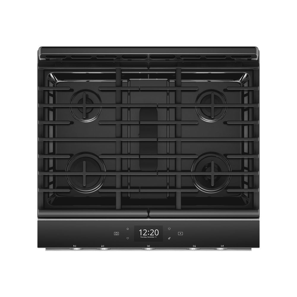Whirlpool WEGA25H0HZ 5.8 Cu. Ft. Smart Slide-In Gas Range With Ez-2-Lift Hinged Cast-Iron Grates