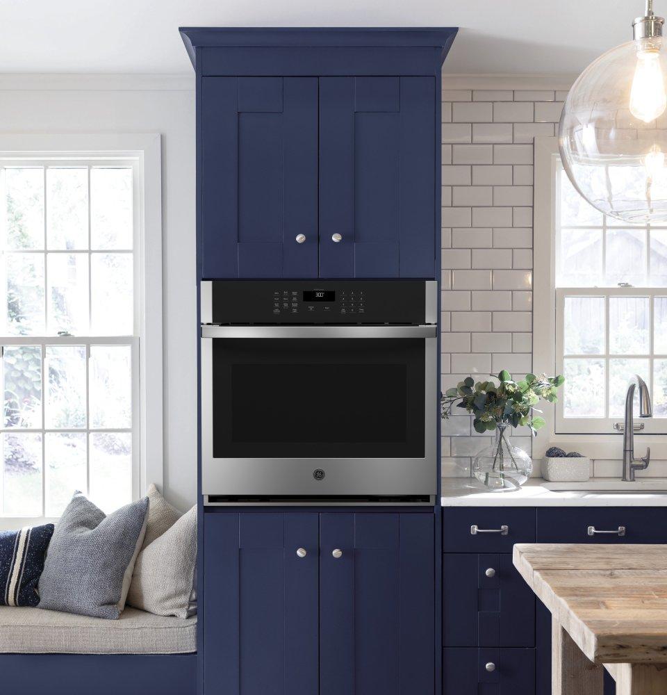 Ge Appliances JTS3000SNSS Ge® 30" Smart Built-In Self-Clean Single Wall Oven With Never-Scrub Racks