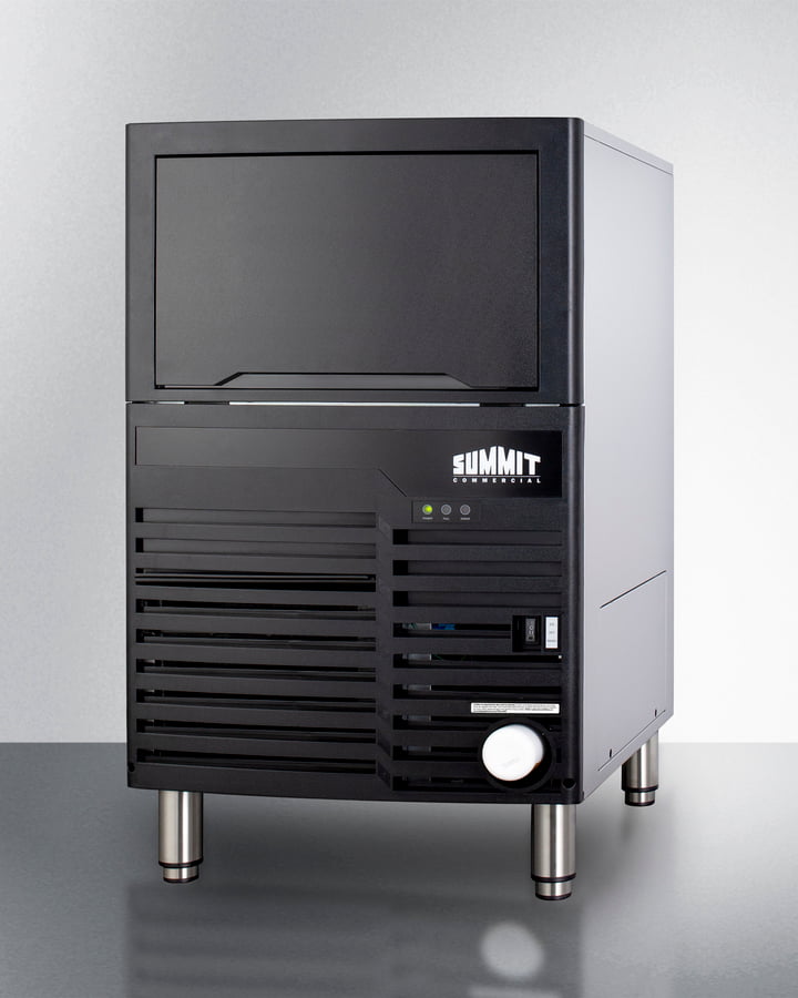 Summit BIM100 Commercially Listed Clear Icemaker With 100 Lb. Ice Production Capacity For Built-In Or Freestanding Use