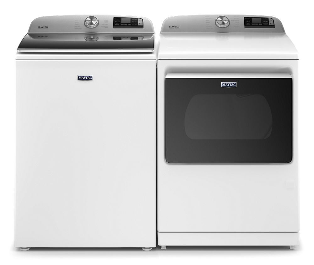 Maytag MGD7230HW Smart Capable Top Load Gas Dryer With Extra Power Button - 7.4 Cu. Ft.