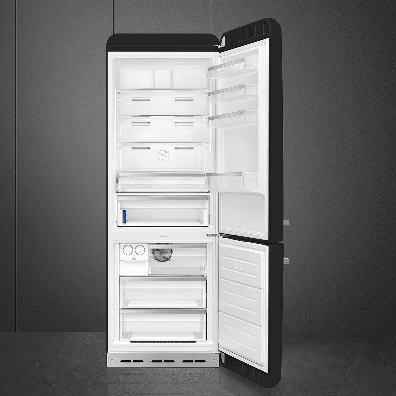 Smeg FAB38URBL Refrigerator Black Fab38Urbl