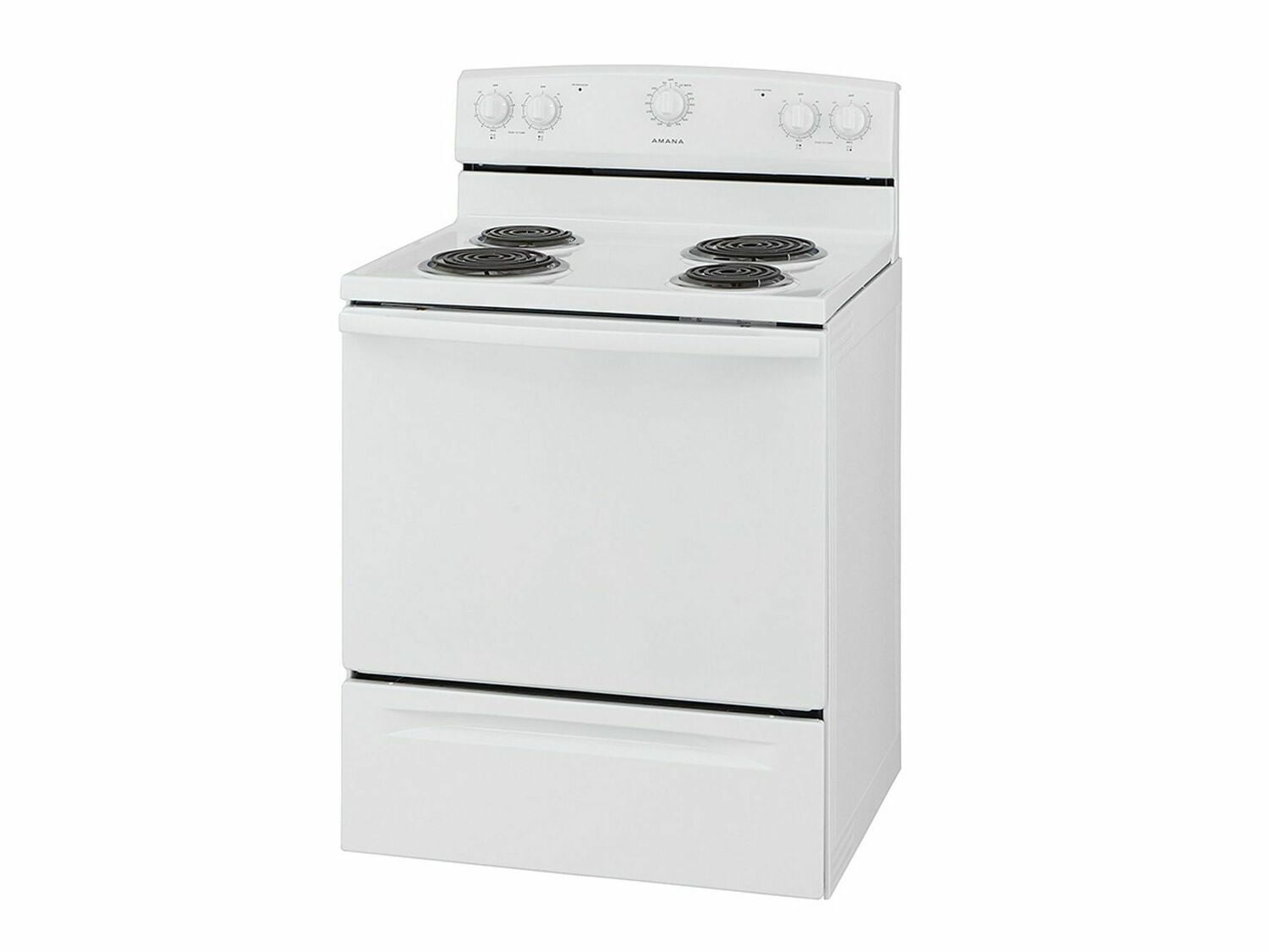 Amana ACR2303MFW 30-Inch Electric Range With Warm Hold - White
