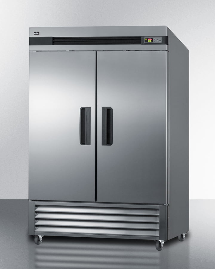 Summit SCFF497 49 Cu.Ft. Commercial Reach-In All-Freezer In Complete Stainless Steel