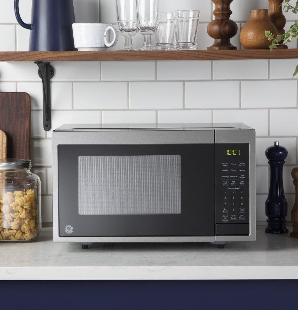 Ge Appliances JES1097SMSS Ge® 0.9 Cu. Ft. Capacity Smart Countertop Microwave Oven With Scan-To-Cook Technology