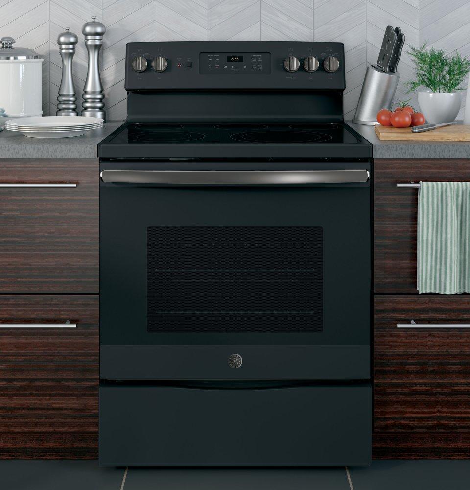 Ge Appliances JB655FKDS Ge® 30" Free-Standing Electric Convection Range