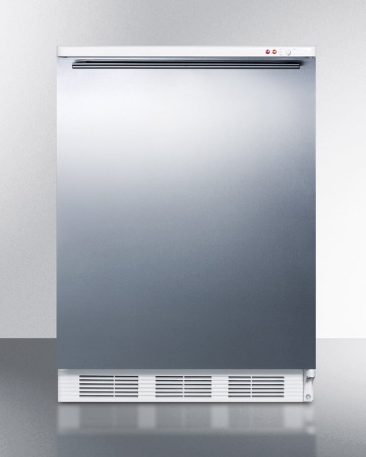 Summit VT65M7SSHH Commercial Freestanding Medical All-Freezer Capable Of -25 C Operation, With Stainless Steel Door And Horizontal Handle