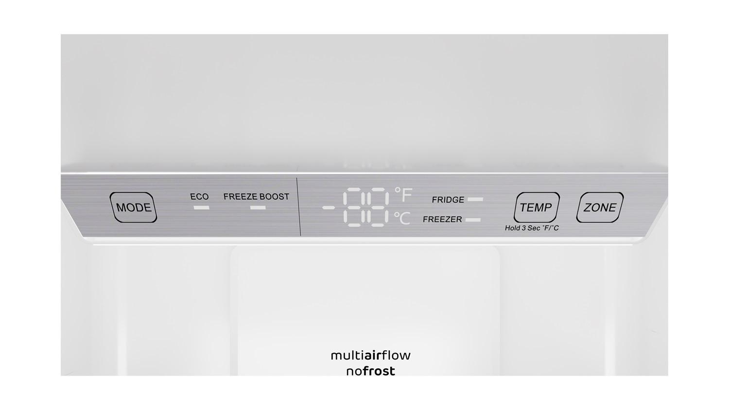 Sharp SJB1255GS Sharp 24 In. Bottom-Freezer Counter-Depth Refrigerator